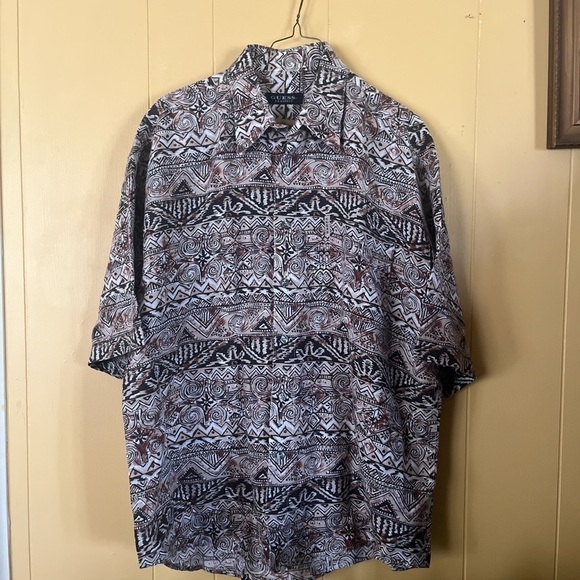 Vintage 90s Guess Men’s Linen Shirt Large - Picture 1 of 7